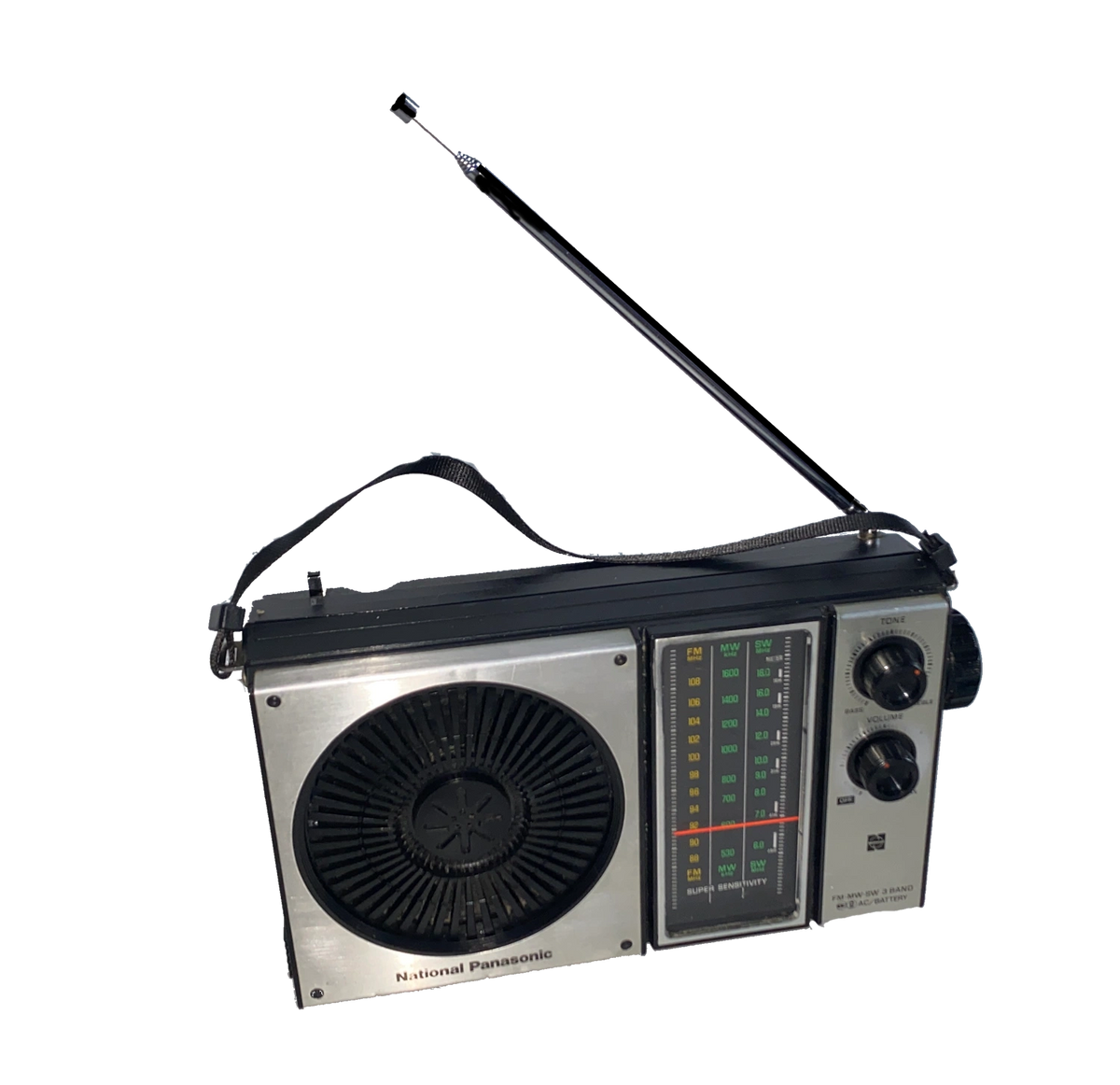 thumbnail image 2 of Supersonic SC-1082 9 Band AM/FM/SW 1-7 Portable Radio, High Sensitivity Receiver, Torch Light 2 of 12